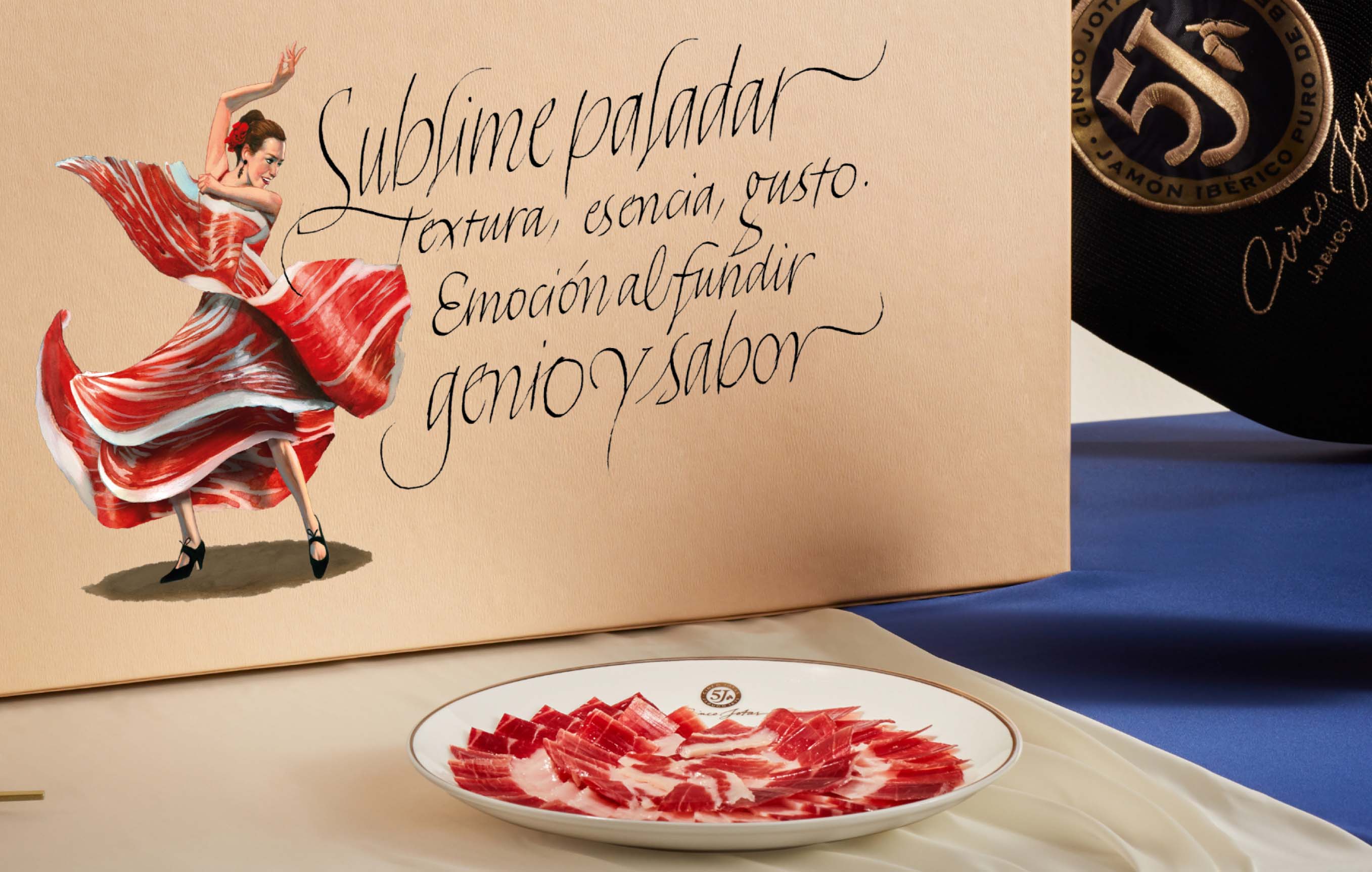 Cinco Jotas is a legendary brand with more than 130 years of experience, preserving the purity and authenticity of the world’s best 100% Iberian pork products – a tribute to craftsmanship, flavor and tradition.
