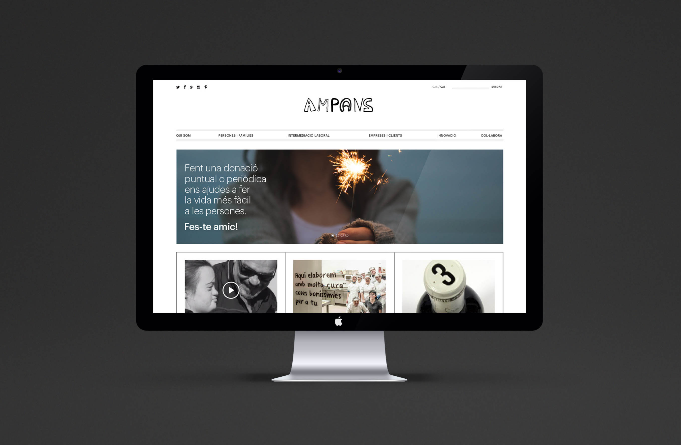 Ampans is a foundation that has been dedicated to helping people with intellectual disabilities and promoting their social integration for more than 50 years. Today, it has up to 300 collaborators who offer support to more than 1,500 people and their families.