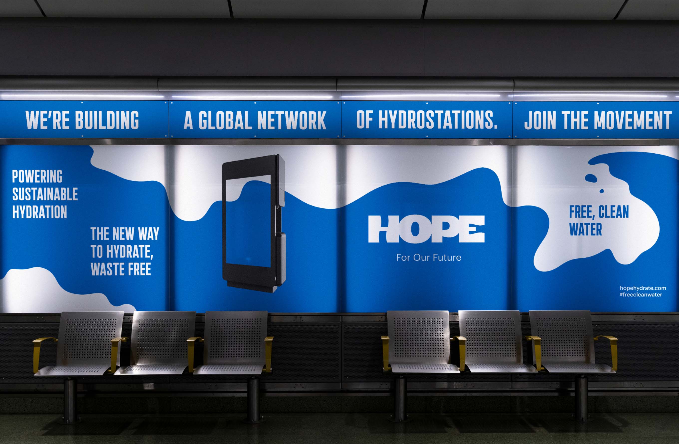 HOPE Hydration es una startup nacida dentro del movimiento Tech For Change, que busca desarrollar tecnologías innovadoras capaces de transformar el mundo en un lugar más responsable y sostenible. HOPE Hydration nace de la voluntad de hacer accesible el agua potable a todas las personas además de reducir el impacto medioambiental de las botellas de plástico. 
