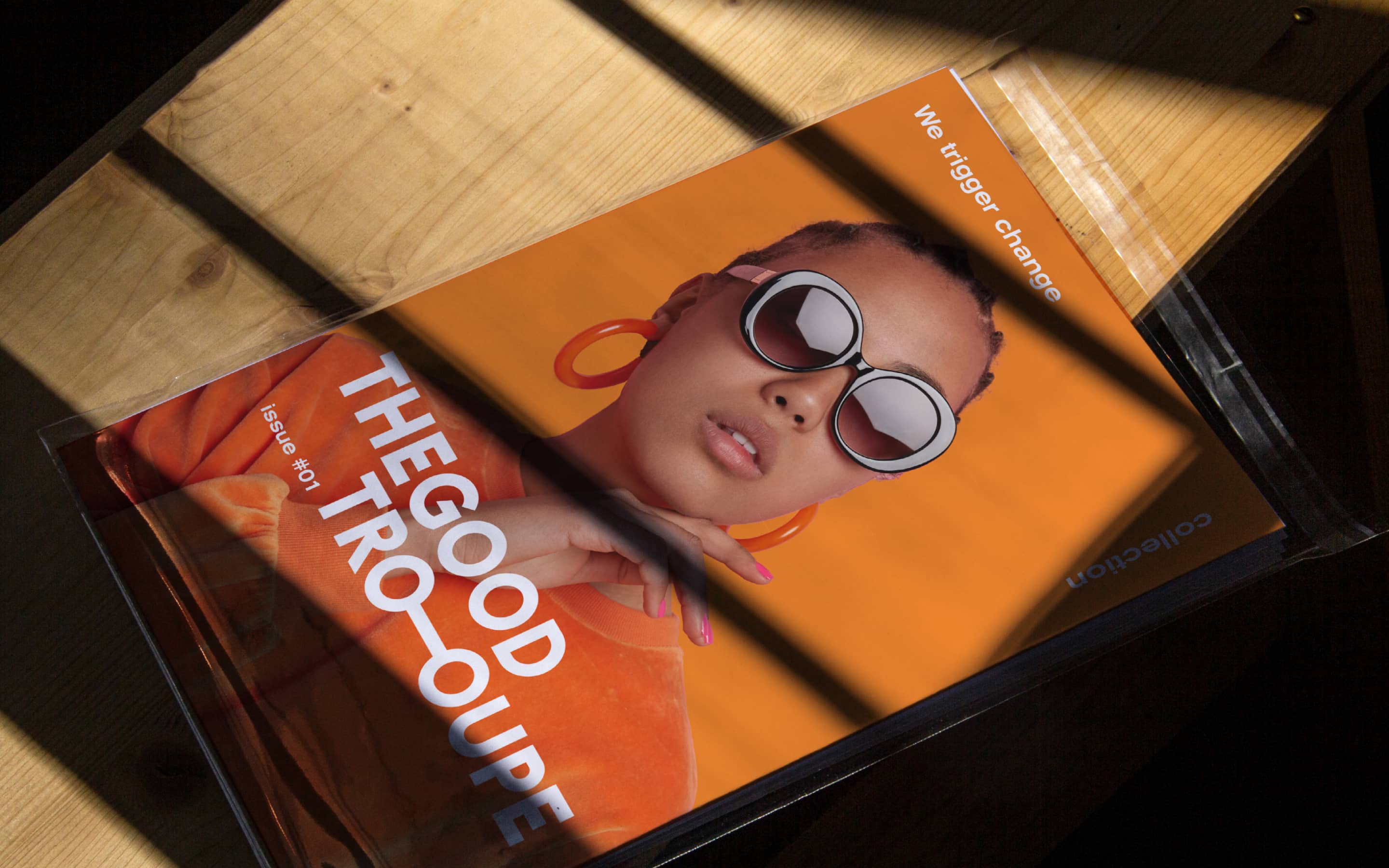 The Good Trooupe is a new eyewear brand that was born with an unwavering purpose. The challenge when creating its verbal and visual identity was to show it without losing an iota of relevance in the fashion sector.
